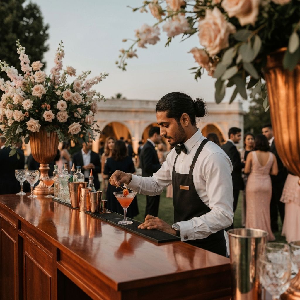 Wedding bar service